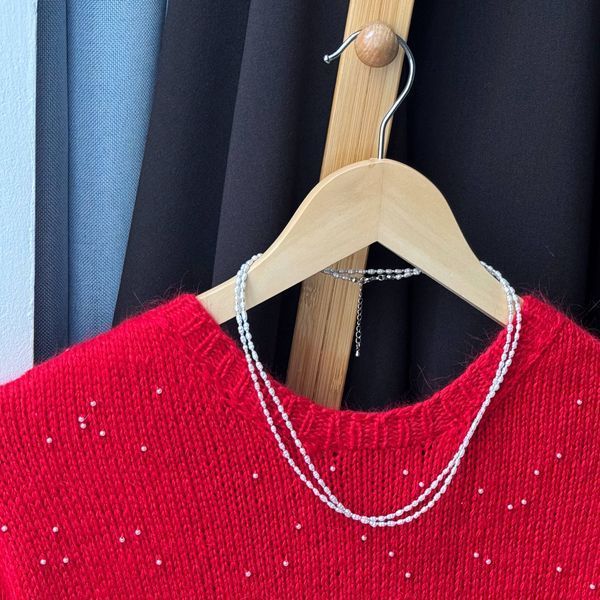 copy_Transformer necklace with pearls on silver