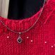 "Garnet Talisman" on silver
