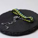 Bracelet with patriotic flowers on black