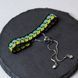 Bracelet with patriotic flowers on black