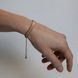 Bracelet burgundy mesh with gold